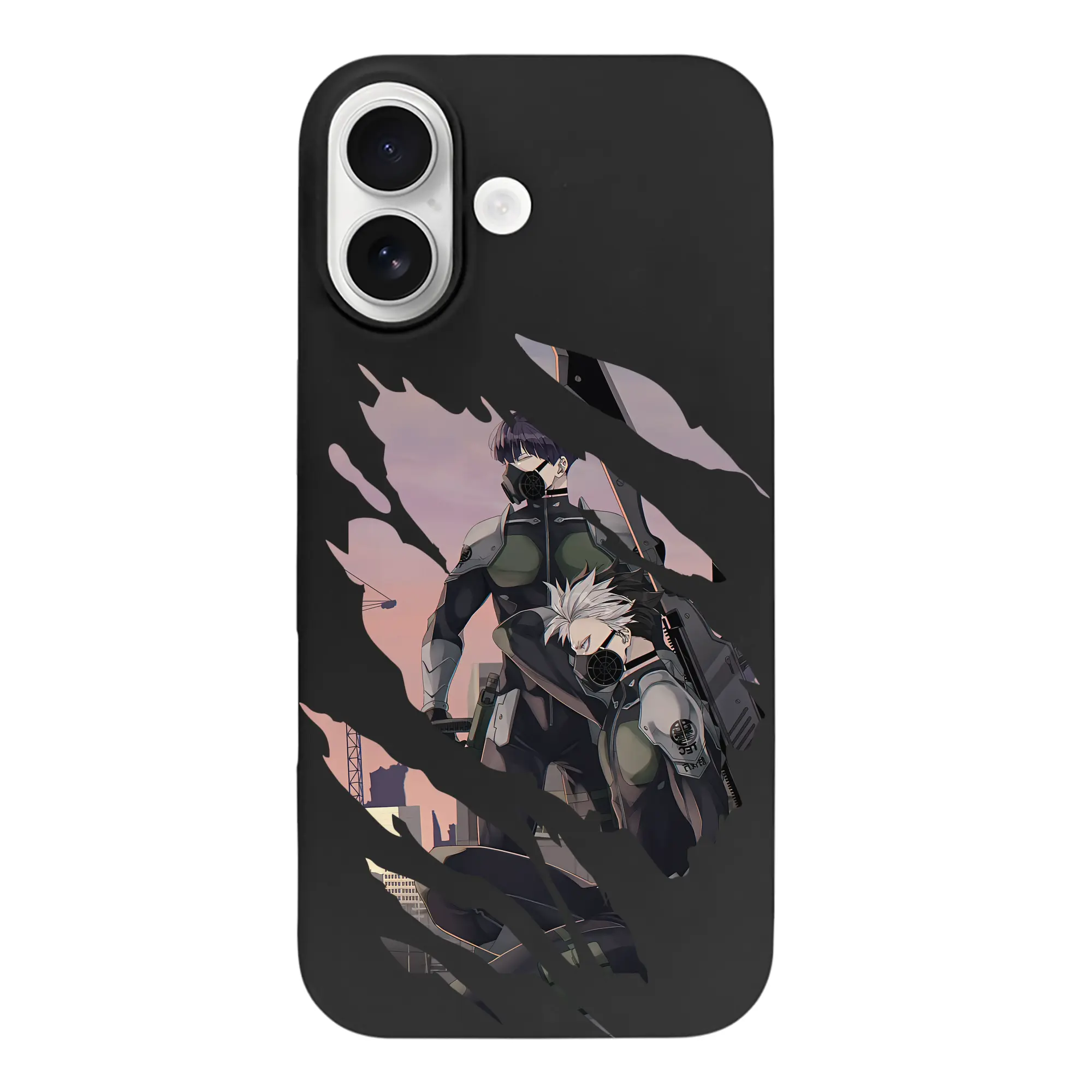 怪獣8号 グッズ,鳴海弦 - iPhone 17 シリーズ シリコンケース 薄型 耐衝撃 指紋防止 ソフトタッチカバー 精密フィット 傷防止 保護ケース iPhone 17/17 Air/17 Pro/17 Pro Max 対応